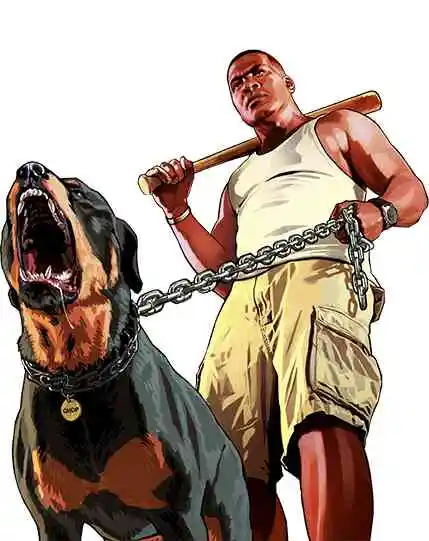 gta-5-franklin-with-his-dog